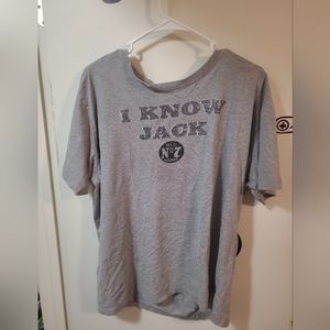 Jack Daniels T-Shirt Mens XL I Know Jack Graphic 100% Cotton Liquor Bar